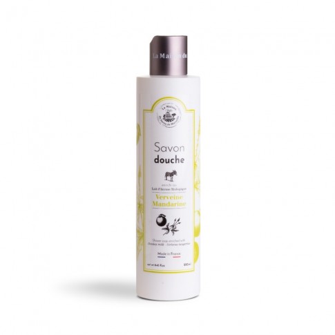 Gel douche 250ml  SAVON DOUCHE VERVEINE MANDARINE LAIT D'ANESSE  Bio