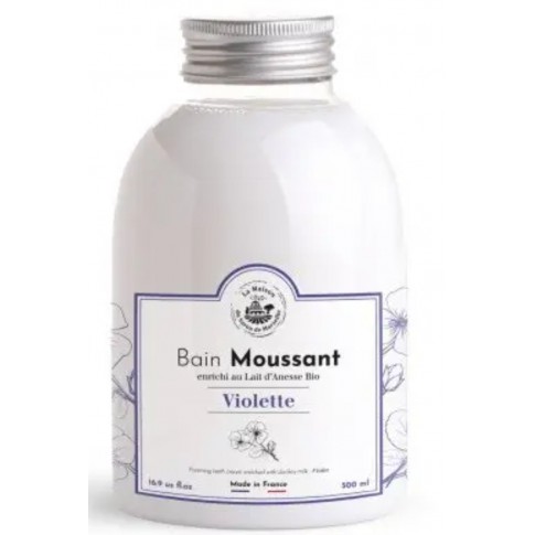 Bain moussant au lait d'ânesse VIOLETTE - 500ml