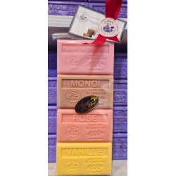 Coffret FRUITÉ de 4 savons 125gr BEURRE DE KARITÉ
