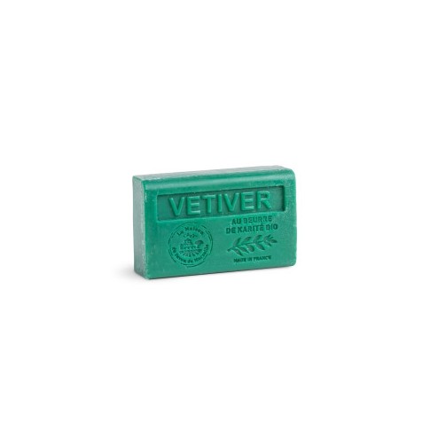 Savon 125gr au beurre de karité bio- VETIVER