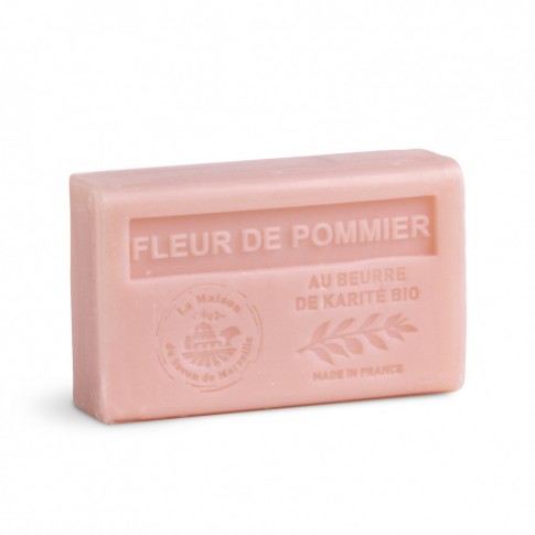 Savon 125gr au beurre de karité bio - FLEUR DE POMMIER