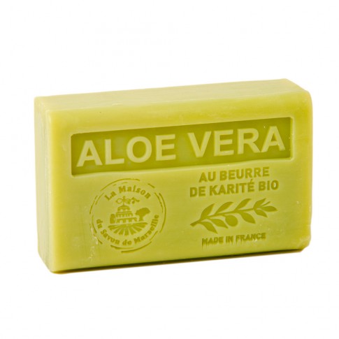 Savon 125gr au beurre de karité bio- ALOE VERA