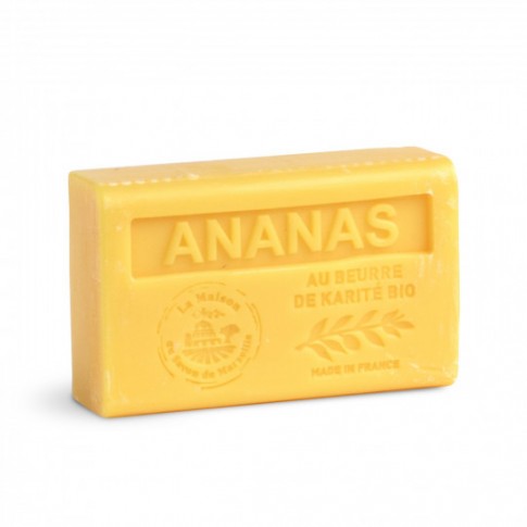Savon 125gr au beurre de karité bio- ANANAS