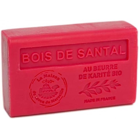 Savon 125gr au beurre de karité bio- BOIS DE SANTAL