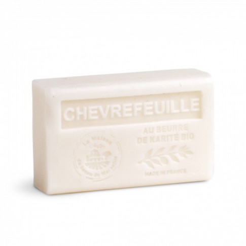 Savon 125gr au beurre de karité bio- CHEVREFEUILLE