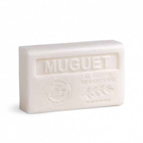 Savon 125gr au beurre de karité bio- MUGUET
