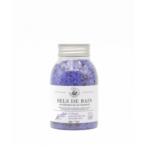 Sel de bain aux huiles essentielles de Lavande - 300ml