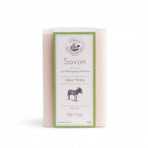 Savon 125gr AU LAIT D'ÂNESSE ALOE VERA
