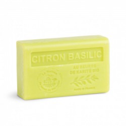 Savon 125gr au beurre de karité bio - CITRON BASILIC
