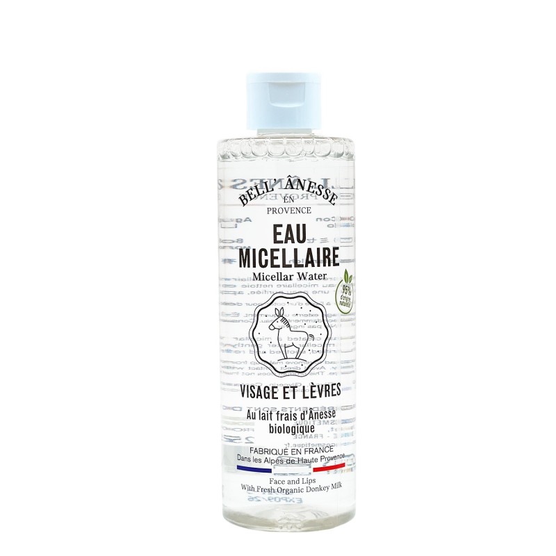 Eau Micellaire 250ml au Lait d'Anesse Bio