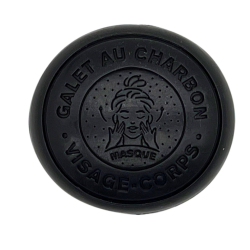 Savon Masque visage au Lait d'Anesse Bio et Charbon Noir
