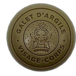Savon Masque visage au Lait d'Anesse et Argile Verte