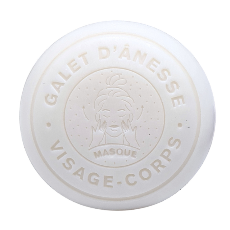Savon Masque Visage au Lait d'Anesse et Argile Blanche