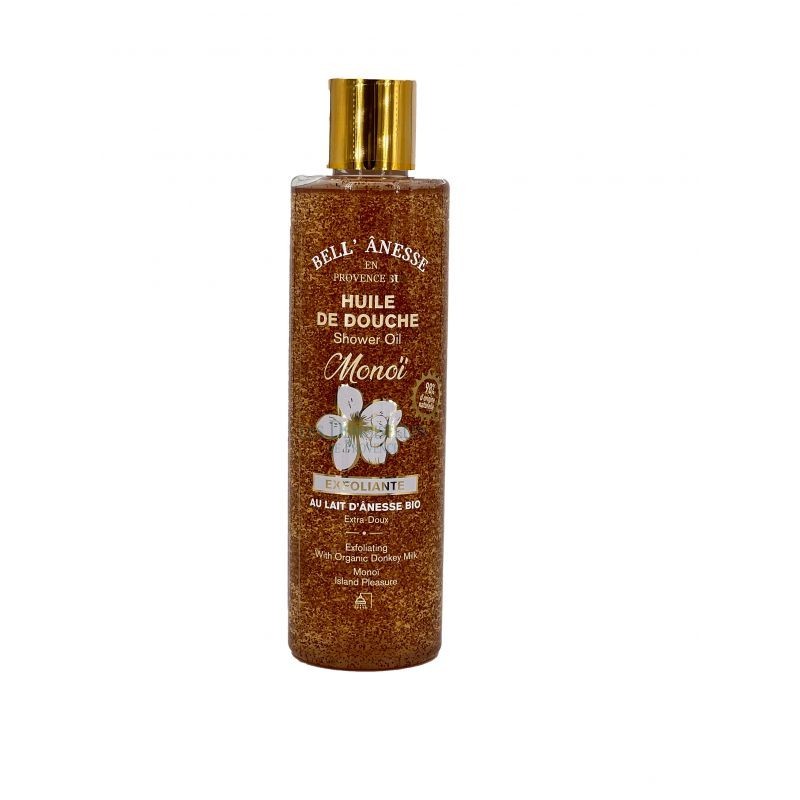 Huile de douche exfoliante 250ml au LAIT D'ANESSE BIO - MONOÏ