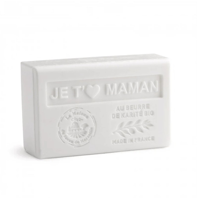 Savon 125gr au beurre de karité bio - JE T'AIME MAMAN