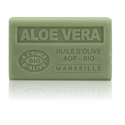 Savon 125gr à l'huile d'olive Bio - ALOE VERA