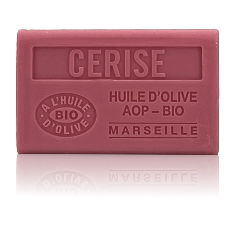 Savon 125gr à l'huile d'olive Bio - CERISE