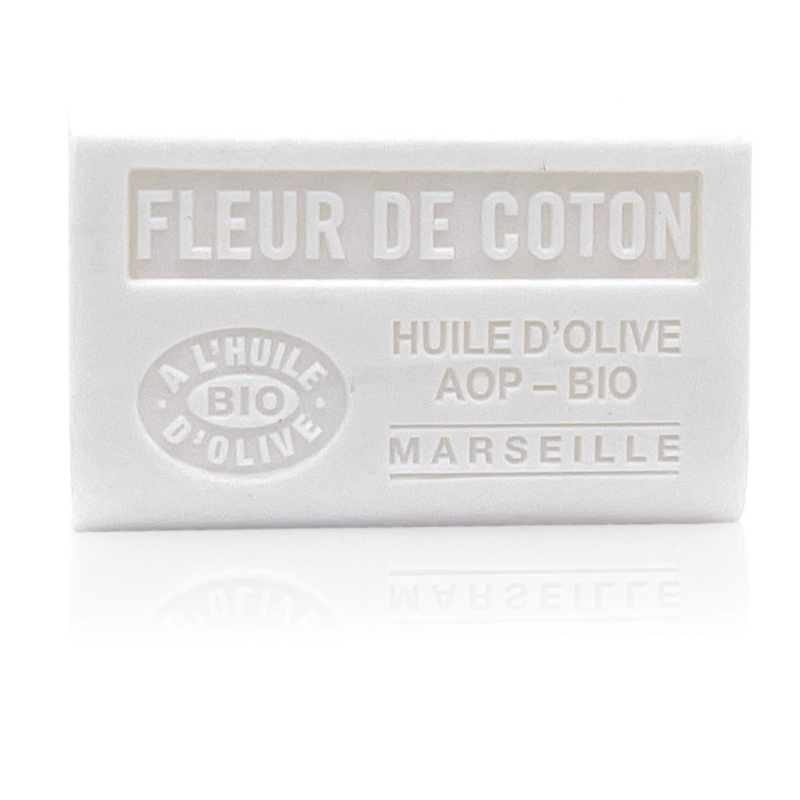 Savon 125gr à l'huile d'olive Bio - FLEUR DE COTON