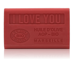 Savon 125gr à l'huile d'olive Bio - I LOVE YOU