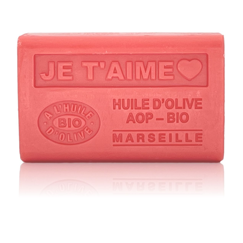 Savon 125gr à l'huile d'olive Bio - JE T'AIME
