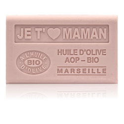 Savon 125gr à l'huile d'olive Bio - JE T'AIME MAMAN