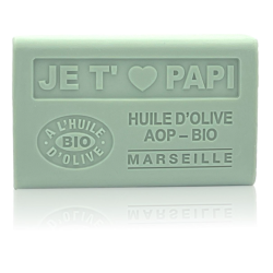 Savon 125gr à l'huile d'olive Bio - JE T'AIME PAPI