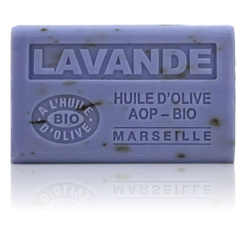 Savon 125gr à l'huile d'olive Bio - LAVANDE FLEUR