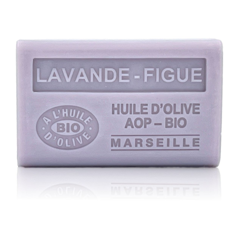 Savon 125gr à l'huile d'olive Bio - LAVANDE FIGUE