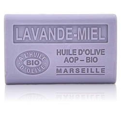 Savon 125gr à l'huile d'olive Bio - LAVANDE MIEL