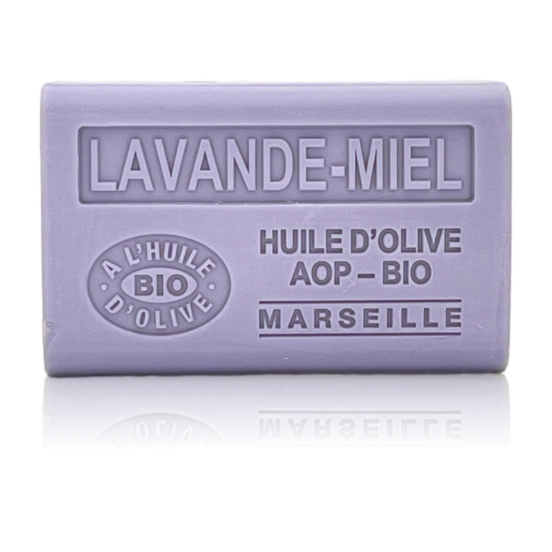 Savon 125gr à l'huile d'olive Bio - LAVANDE MIEL