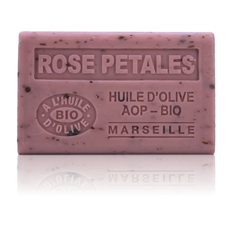 Savon 125gr à l'huile d'olive Bio - ROSE PETALES