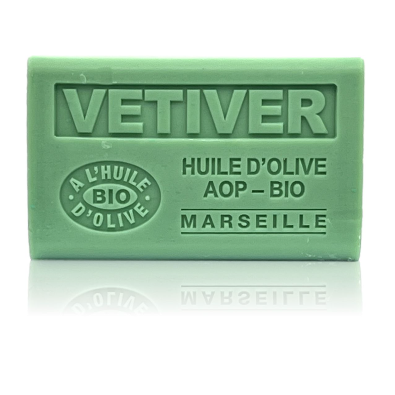 Savon 125gr à l'huile d'olive Bio - VETIVER