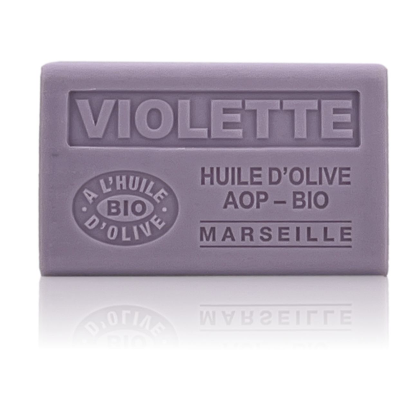 Savon 125gr à l'huile d'olive Bio - VIOLETTE