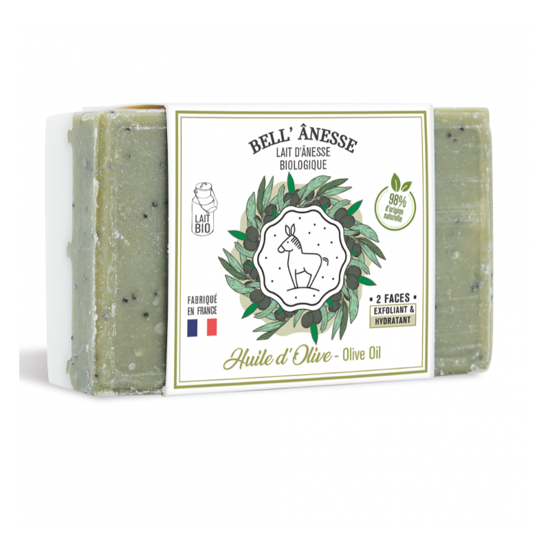 Savon Duo au Lait d'Ânesse 125gr - HUILE D'OLIVE