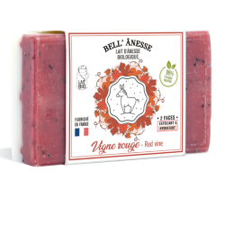 Savon Duo au Lait d'Ânesse 125gr - VIGNE ROUGE