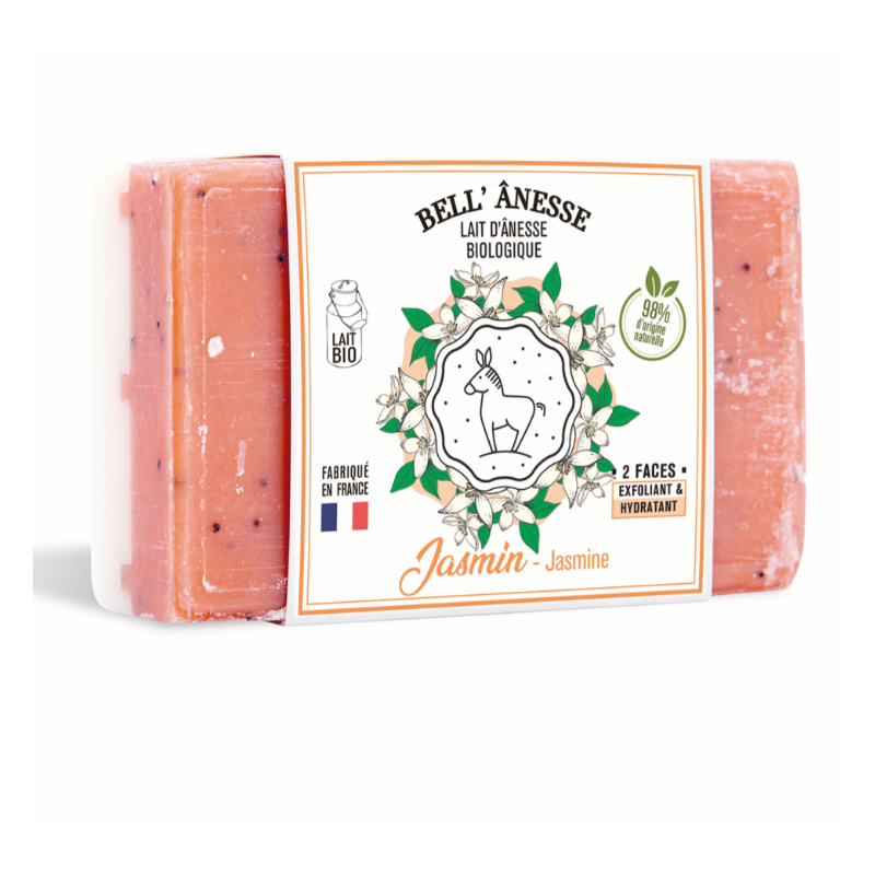 Savon Duo au Lait d'Ânesse 125gr - JASMIN