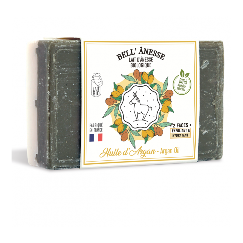 Savon Duo au Lait d'Ânesse 125gr - HUILE D'ARGAN