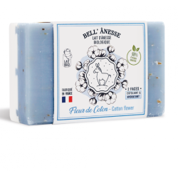 Savon Duo au Lait d'Ânesse 125gr - FLEUR DE COTON