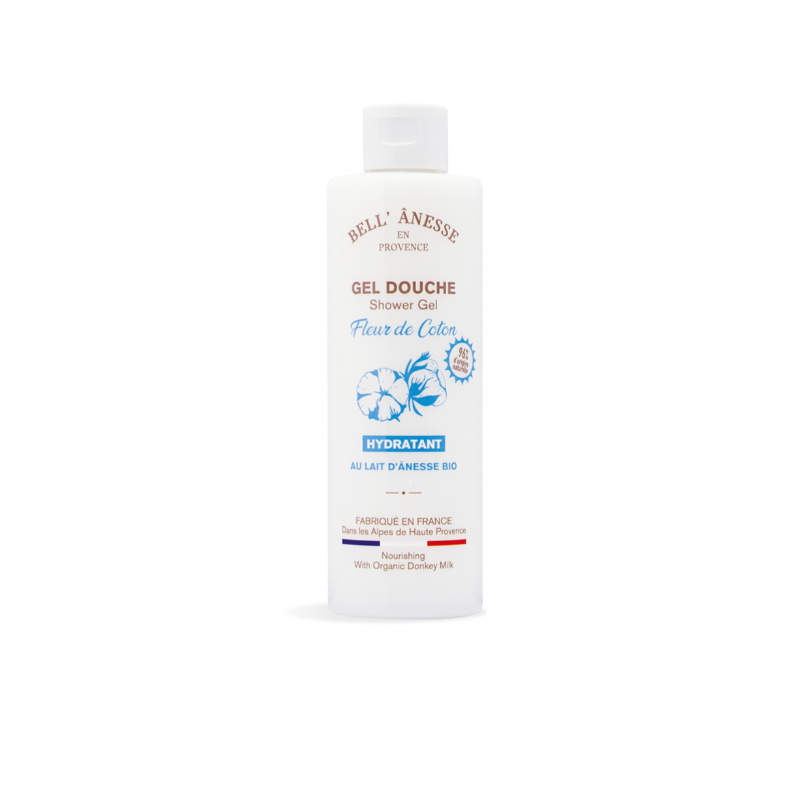 Gel Douche 250ml au LAIT D'ANESSE BIO - FLEUR DE COTON