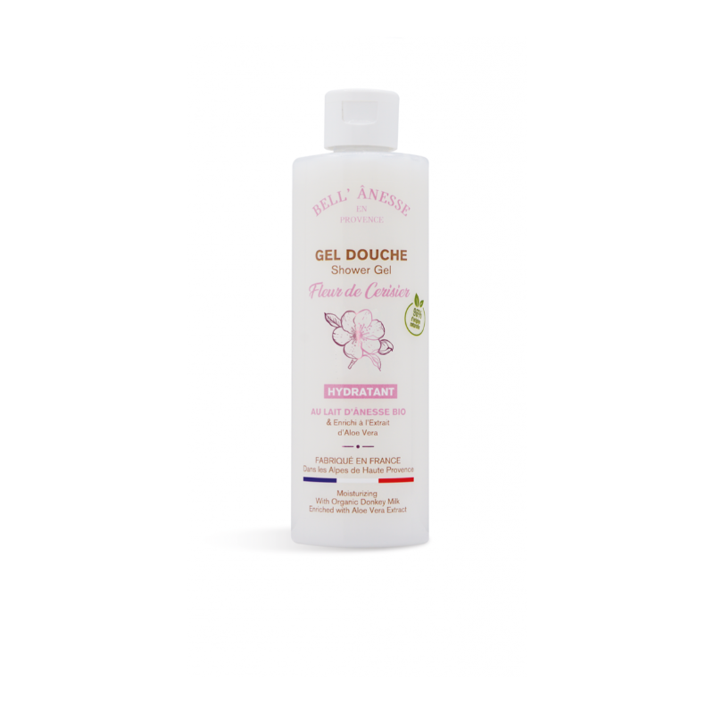 Gel Douche 250ml au LAIT D'ANESSE BIO - FLEUR DE CERISIER