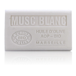 Savon 125gr à l'huile d'olive Bio - MUSC BLANC