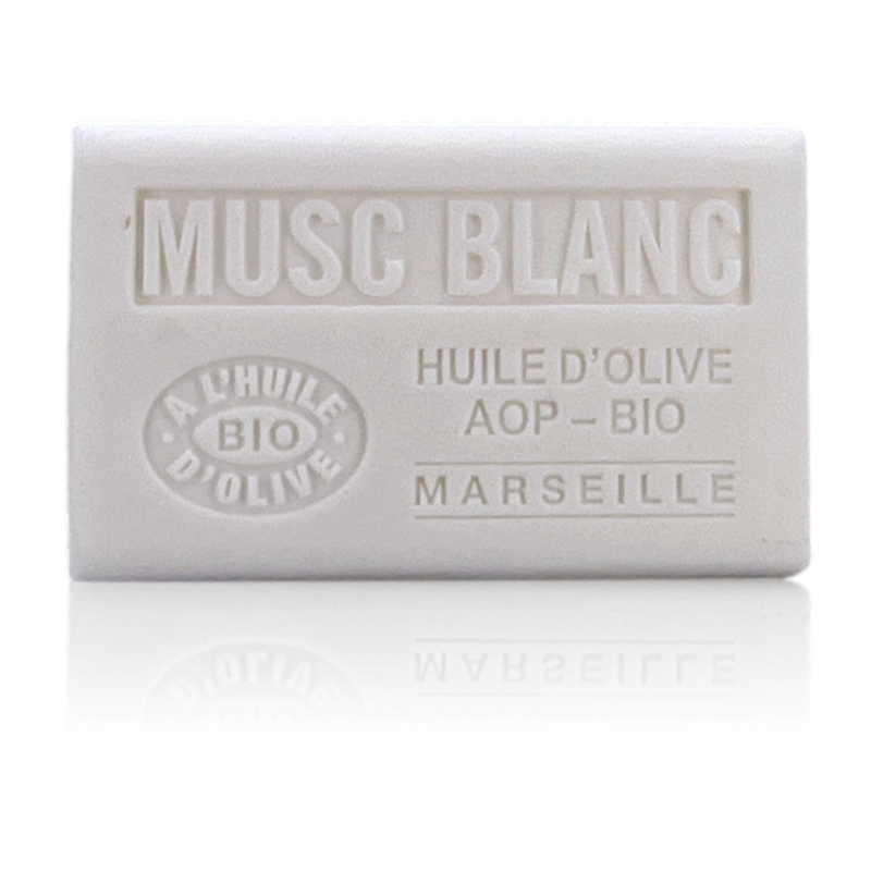 Savon 125gr à l'huile d'olive Bio - MUSC BLANC