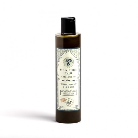 Véritable Savon d'Alep Liquide à l'Huile de Laurier 250ml