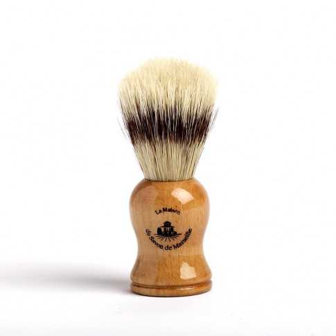 Blaireau poils de sanglier manche bois homme