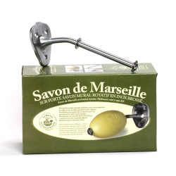 Porte savon mural - acier inoxydable mat